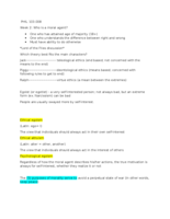 PHIL 103.008, Week 2