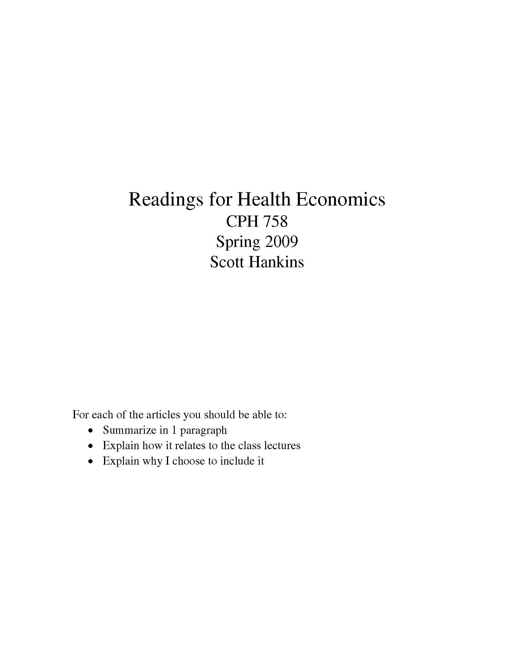 SP TOP HLTH SERVICE MGMT POLCY GOVERNCE