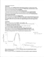 Study Guide- Exam #2