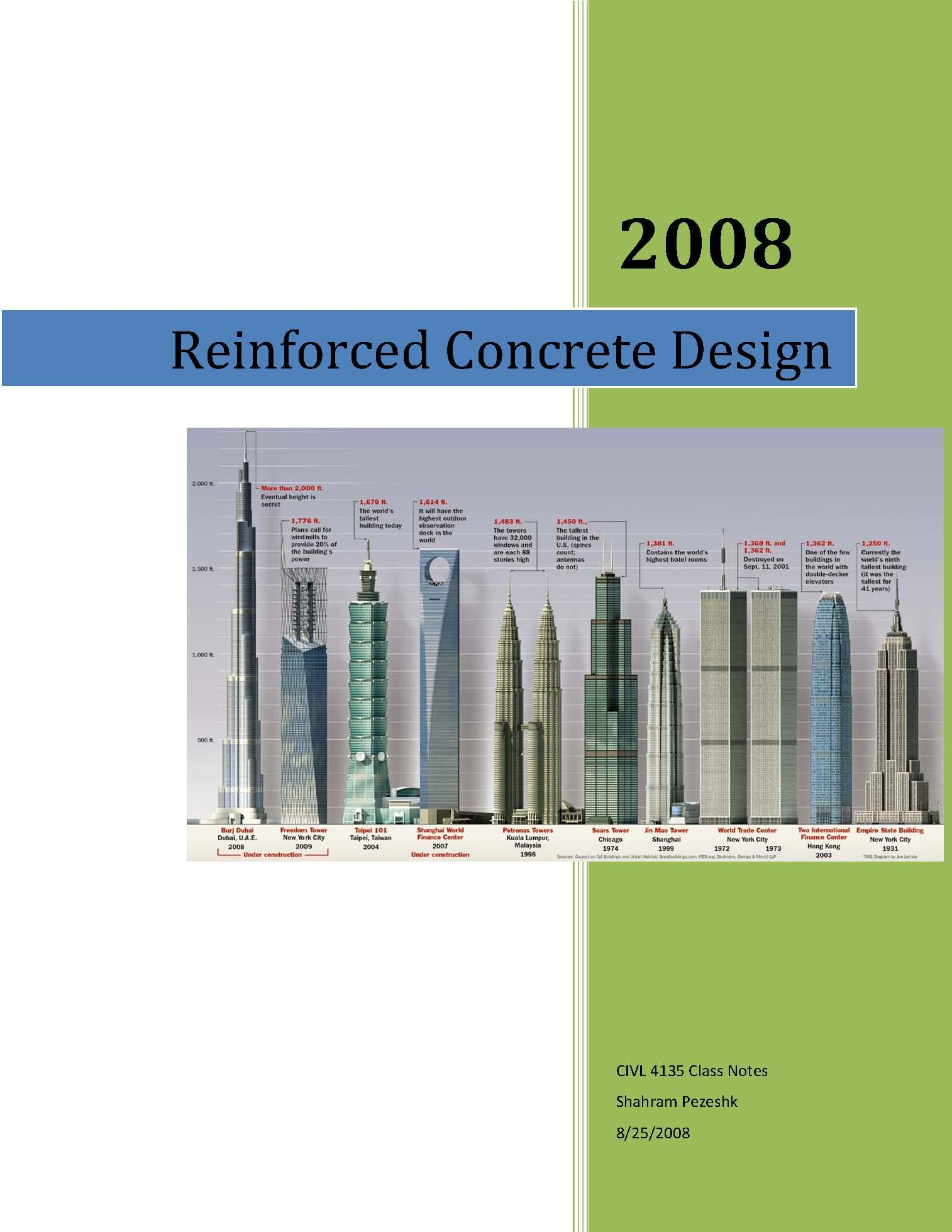 Reinforced Concrete Design
