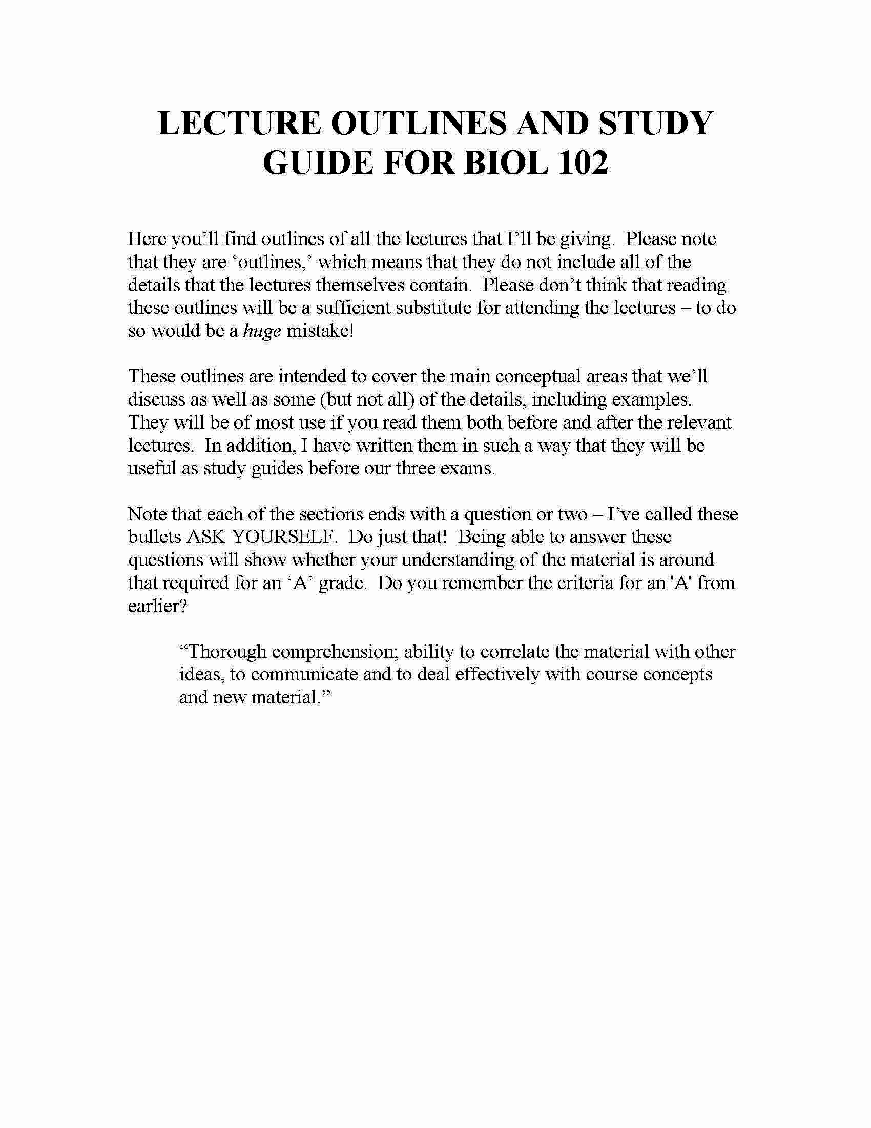 [B] General Biology