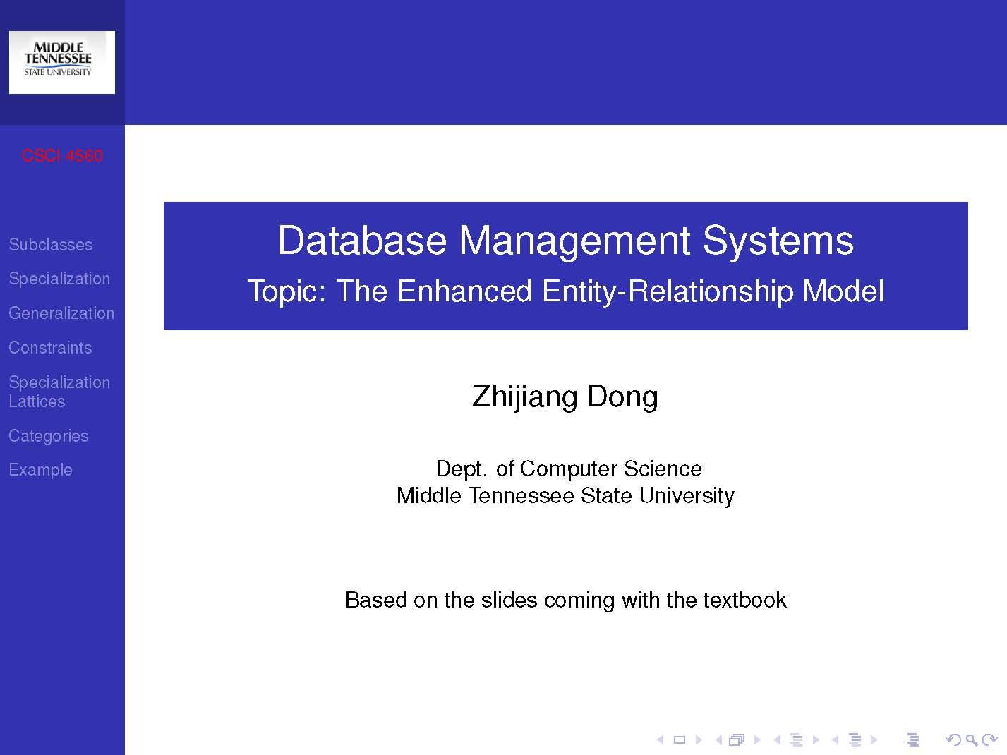 Database Management Systems