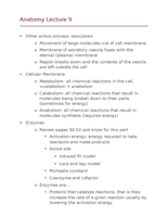 Anatomy and phys lecture 9