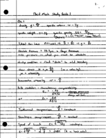 Fluid Mech. Study Guide Test 1