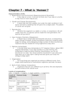 Chapter 7 - What is 'Human'?