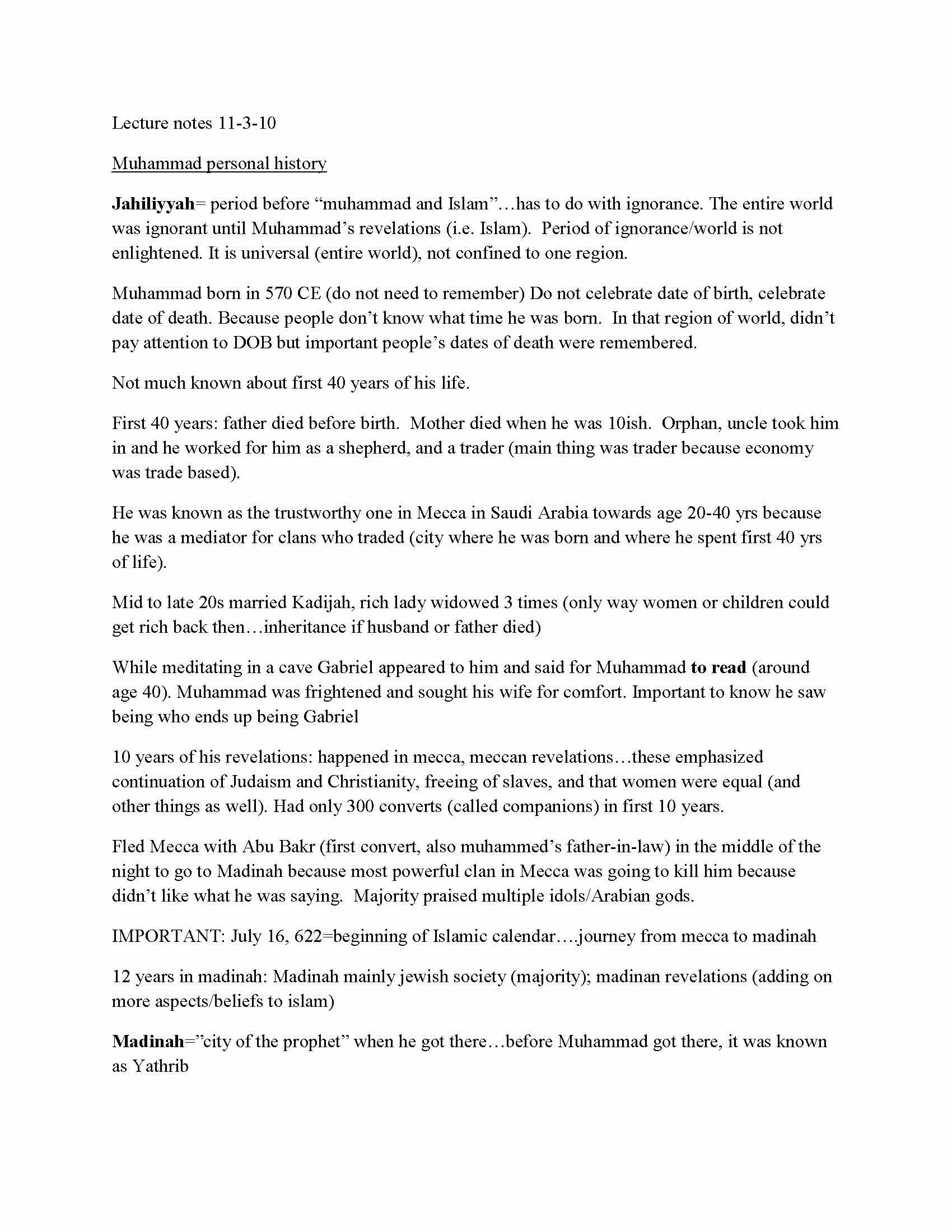Judaism, Christianity and Islam