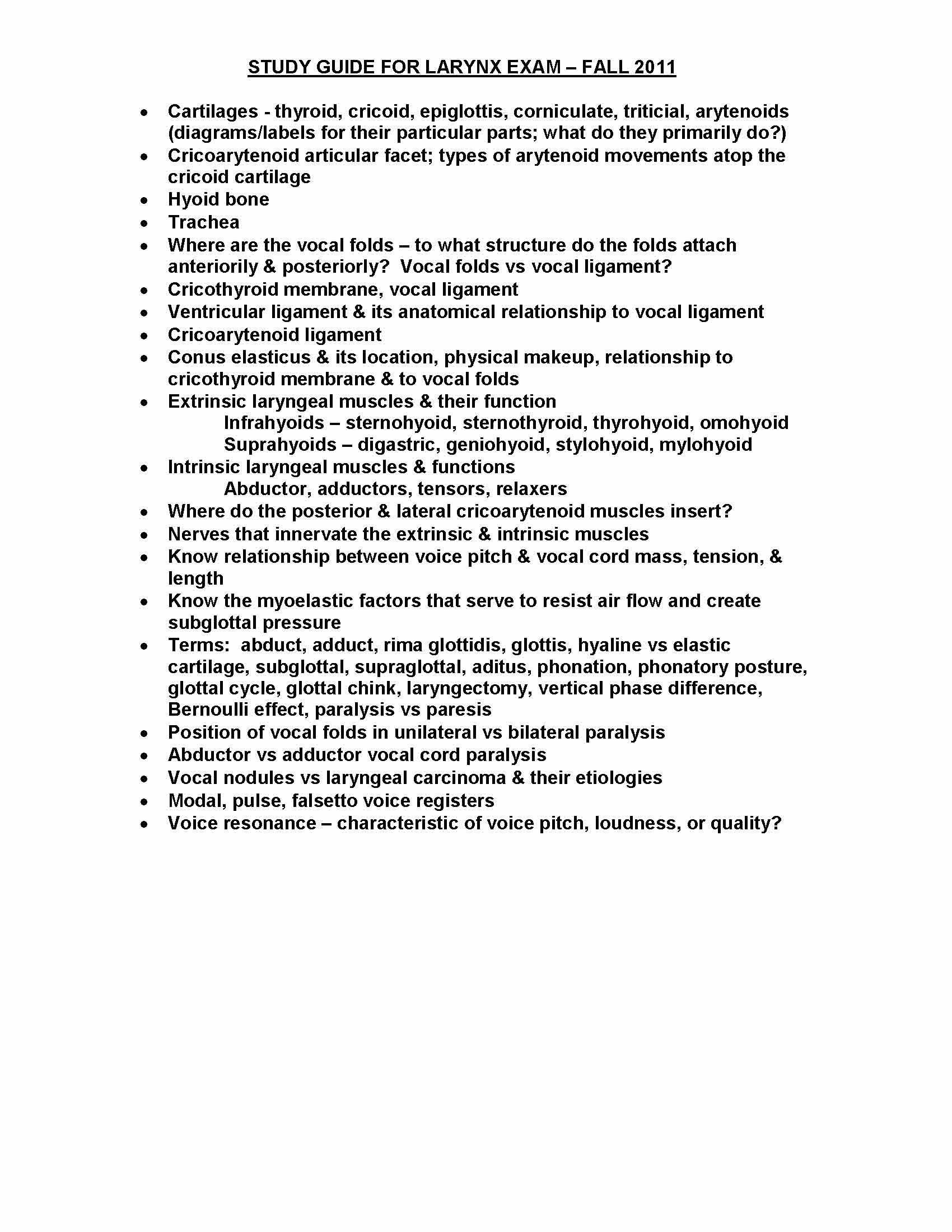 Anatomy and Function of the Speech Mechanism
