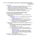 BIL 250 Exam 3 Notes