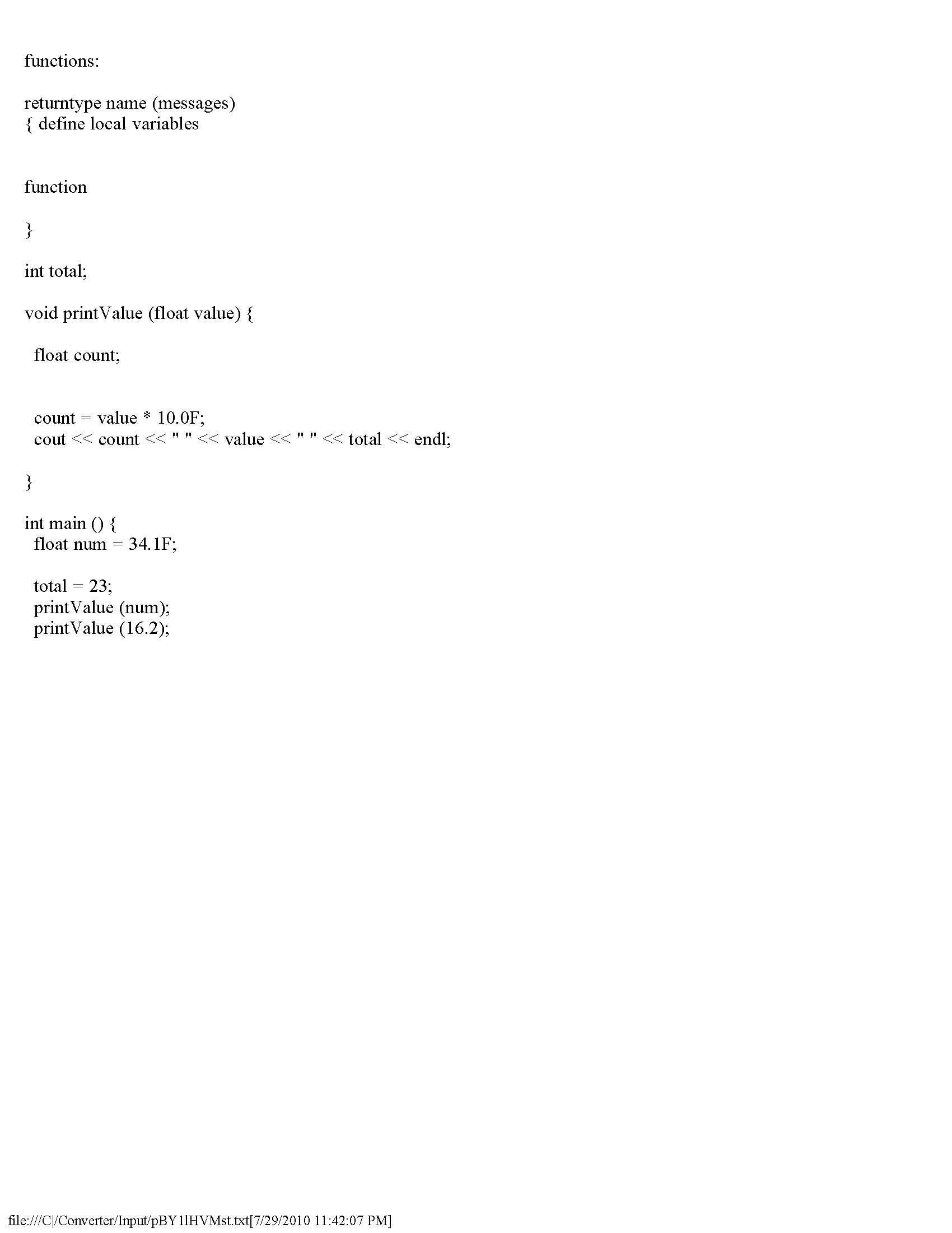 Program Development