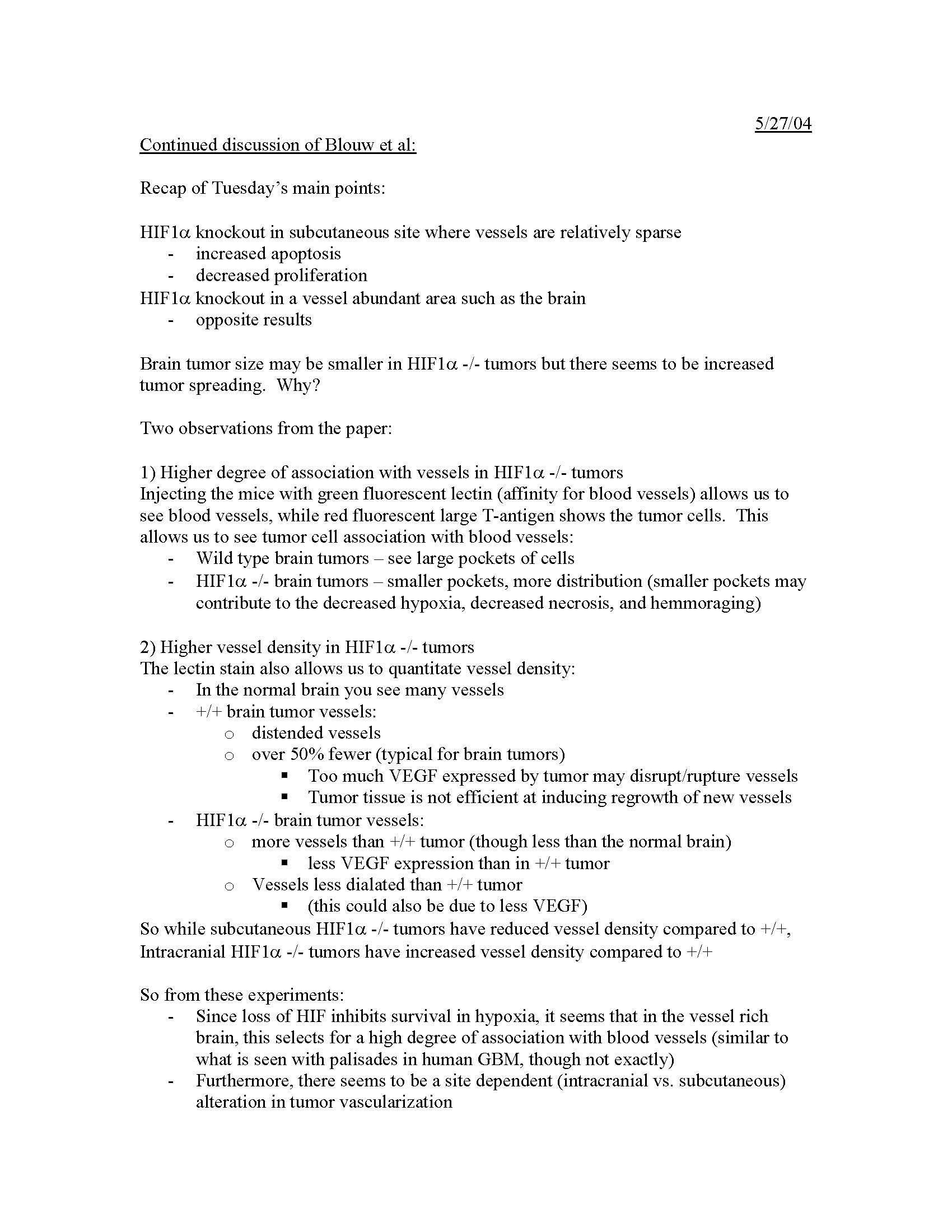 Biology of Cancer