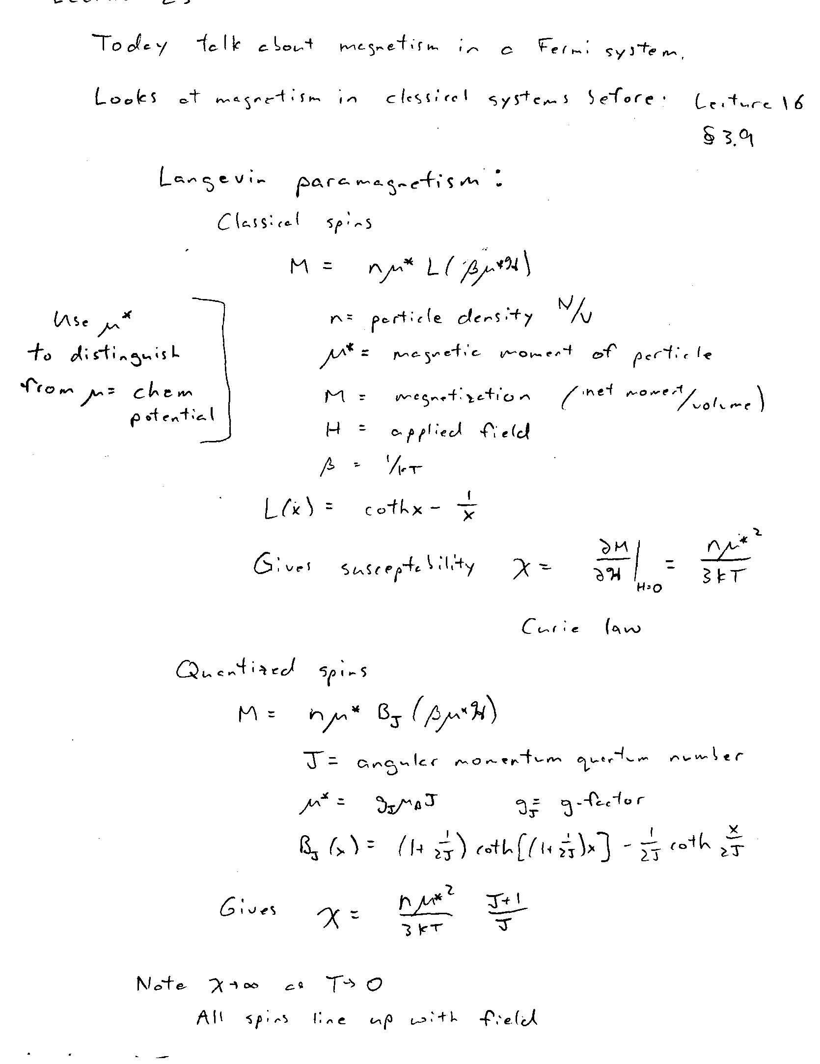 Statistical Mechanics