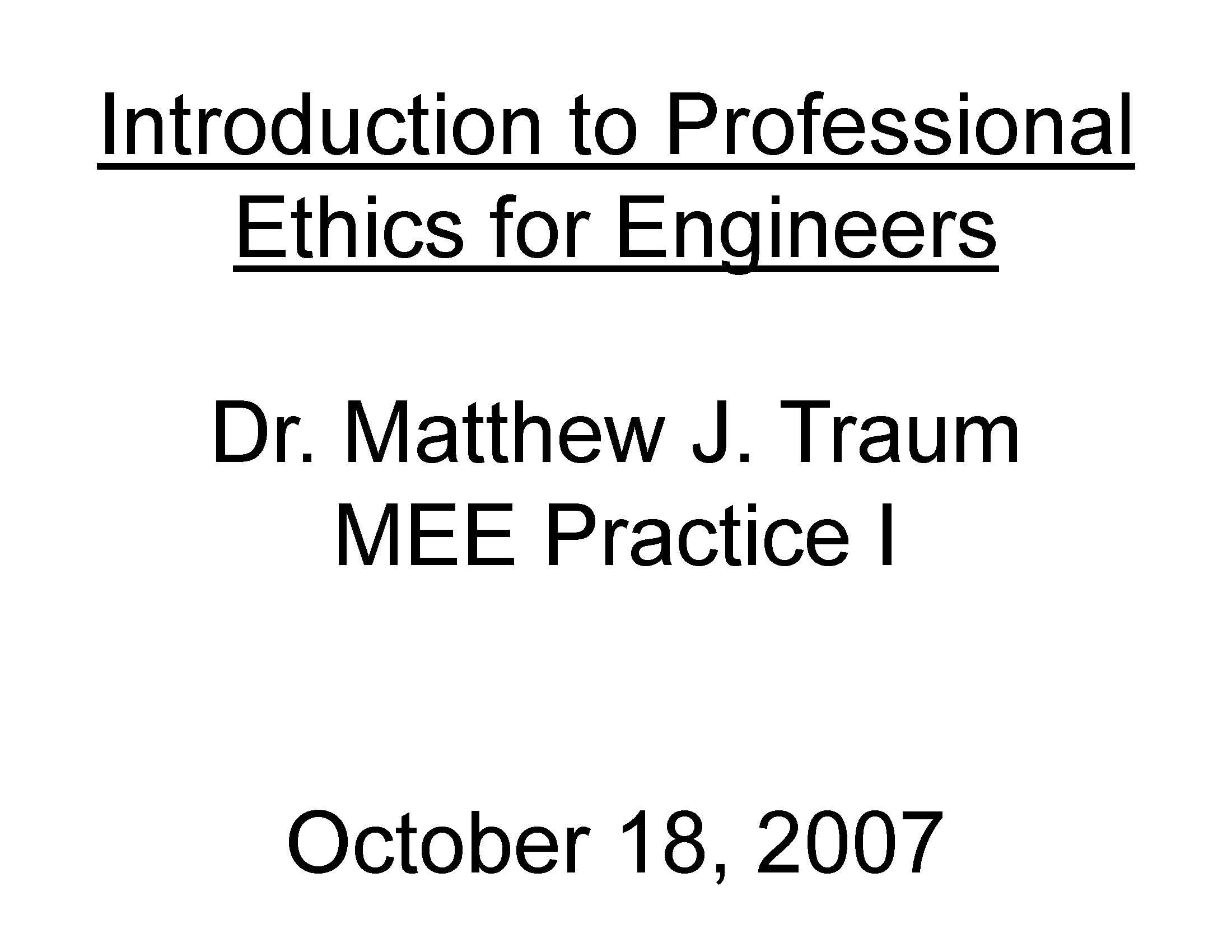 Mechanical and Energy Engineering Practice I