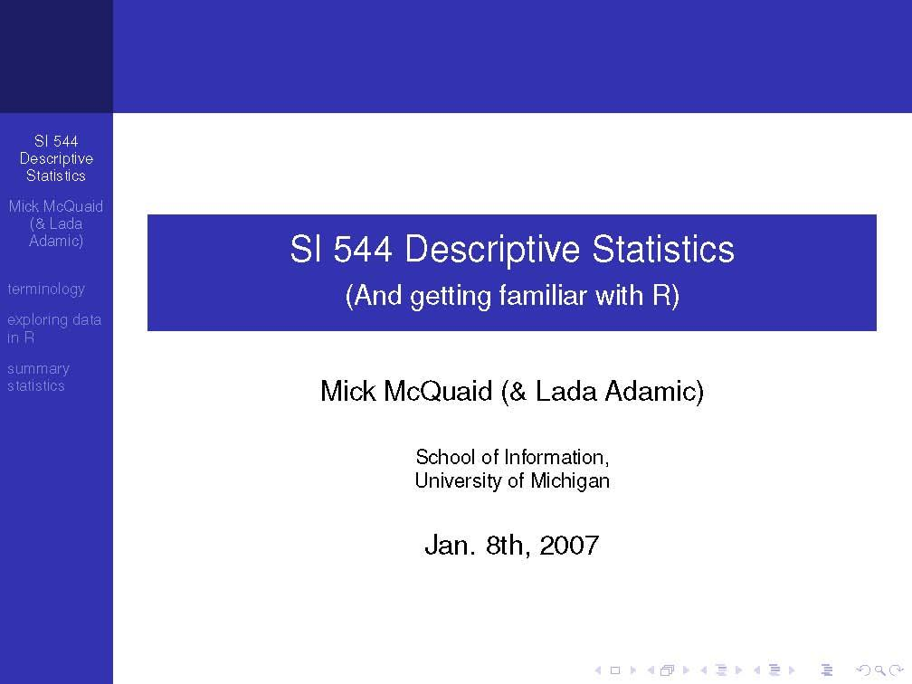 Intr Stat&Data Analy