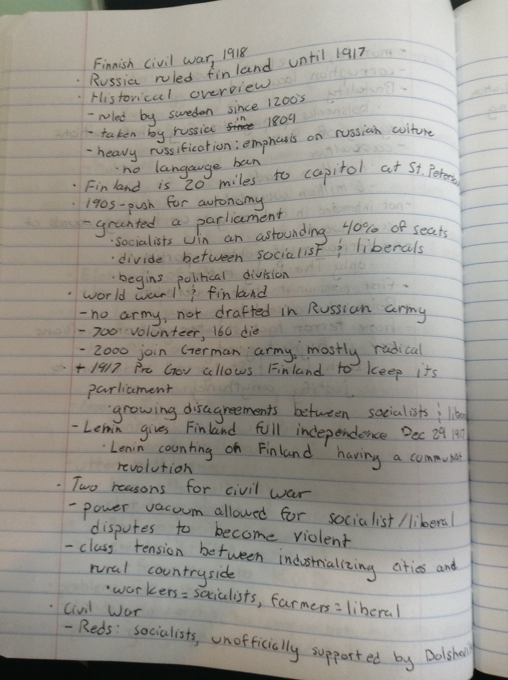 Civil Wars and Revolutions