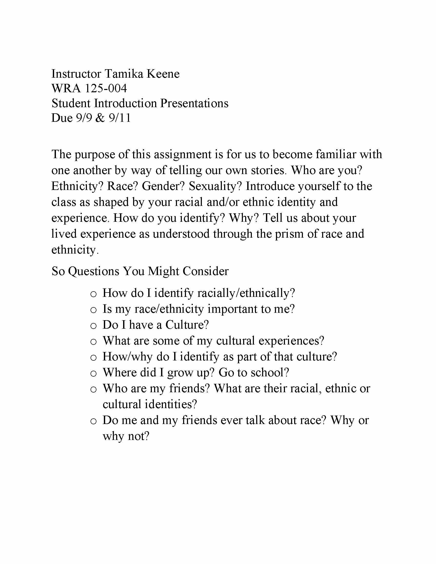 Writ Amer Ethnic & Racial Exp