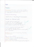 ACC 203: Chapers 1-3 Notes