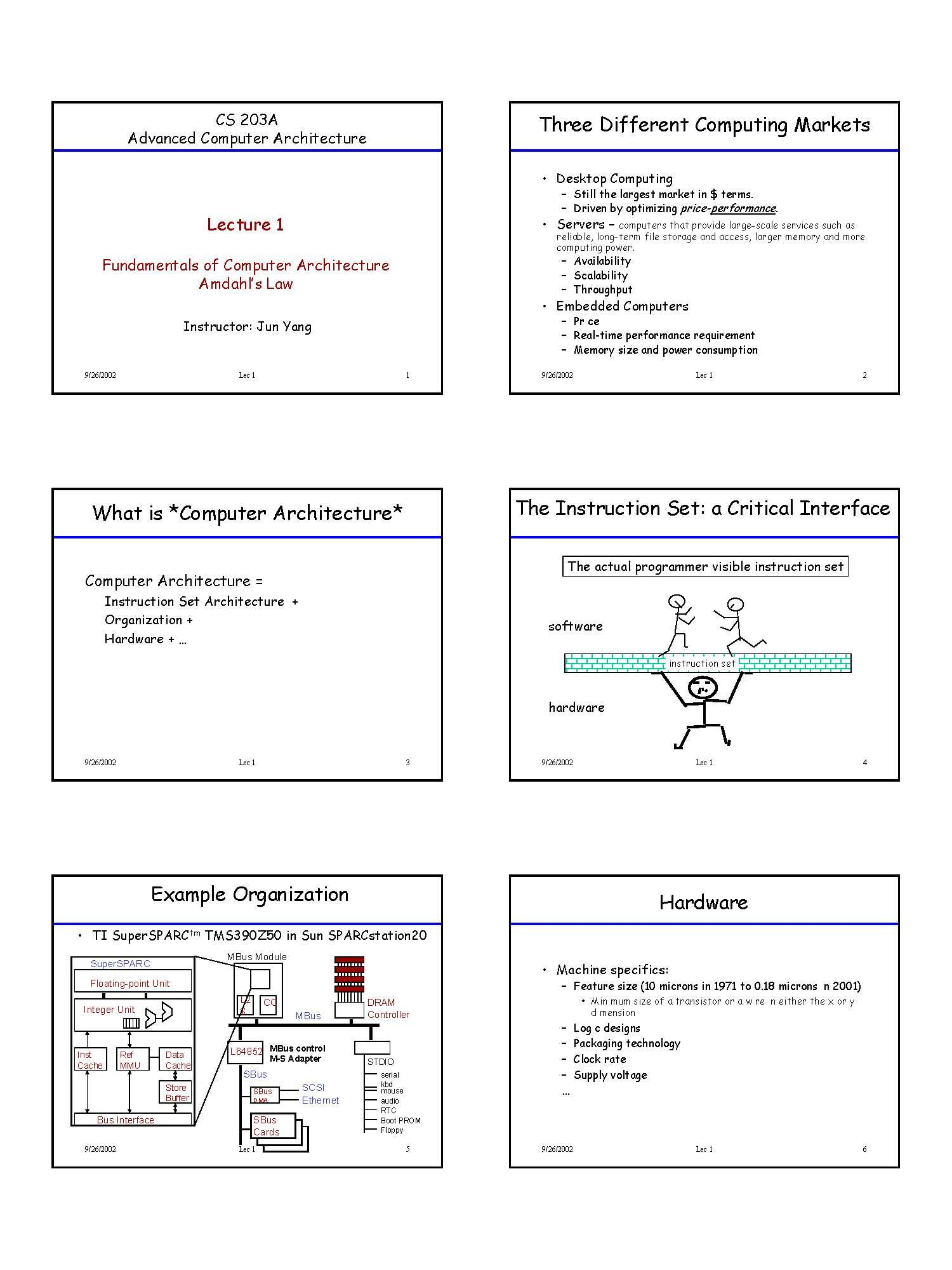 ADVANCED COMPUTER ARCHITECTURE