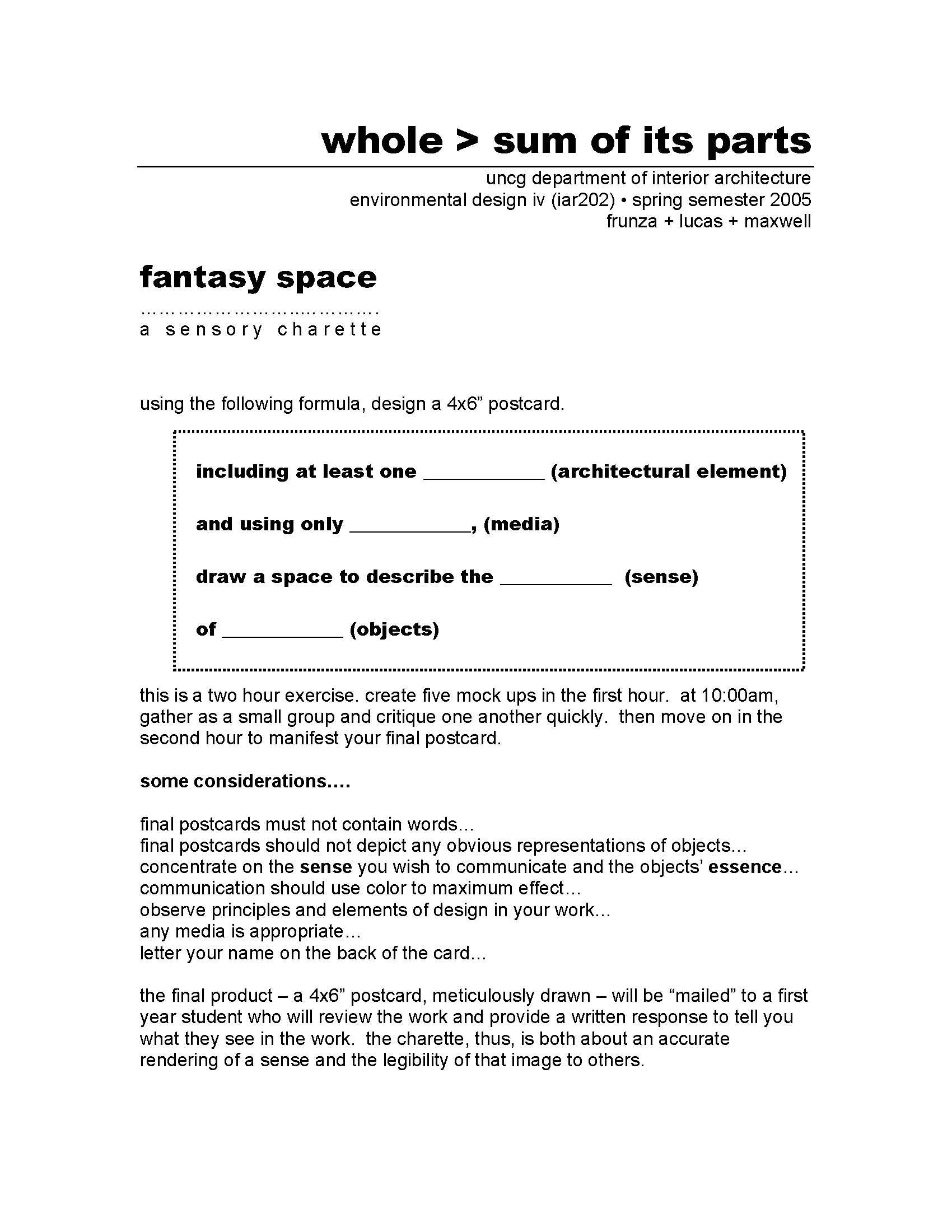 Environmental Design IV