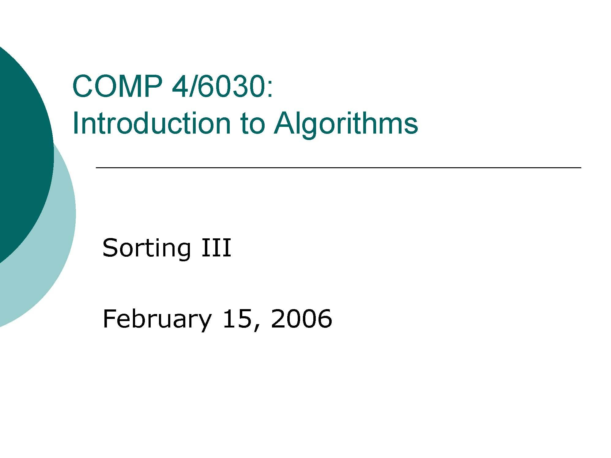 DesignAnalysis Algorithms