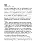 Lecture Notes for weeks 9, 10, and 11