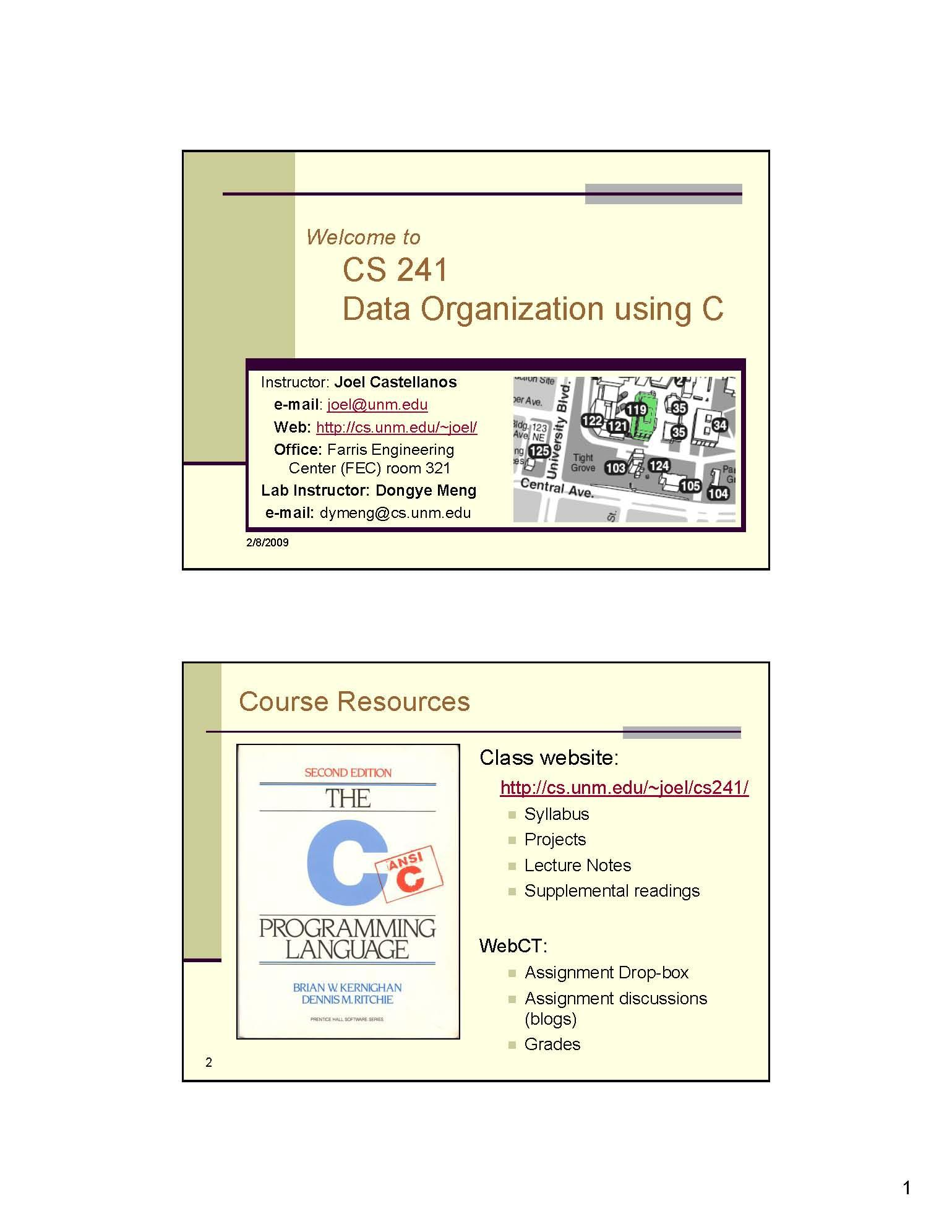 Data Organization