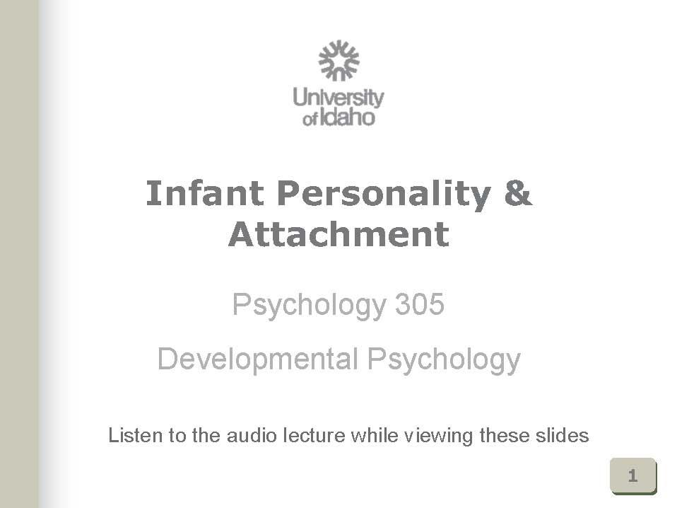 Developmental Psychology