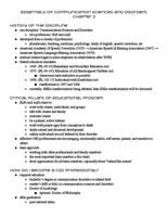 Ch 2: Speech-Language Pathologists and Audiologists