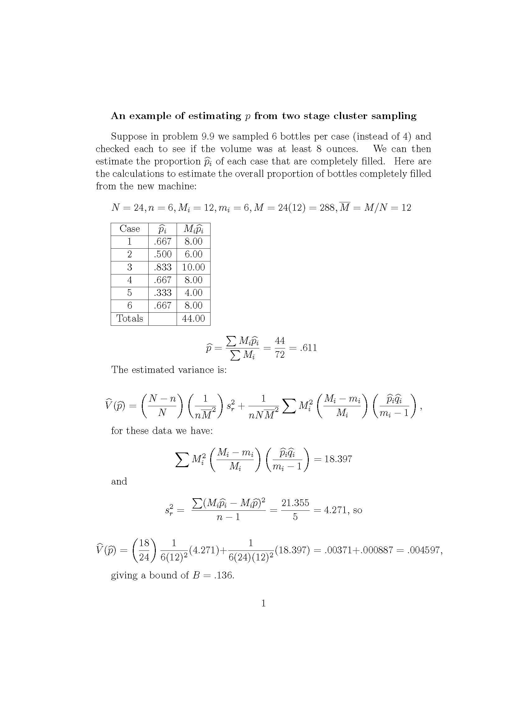 Sample Survey Methods