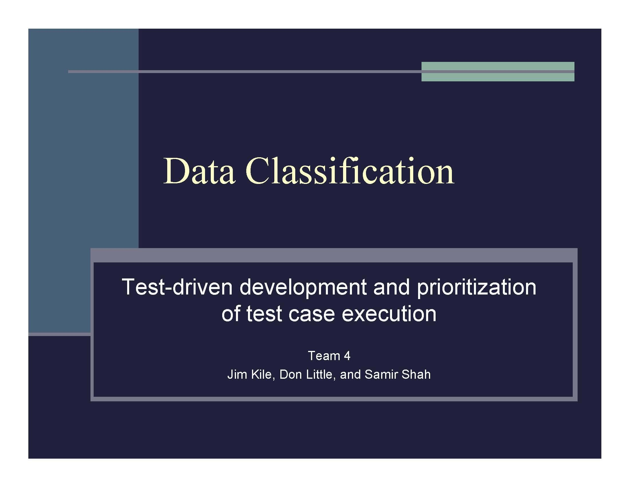 Topics in Data Security