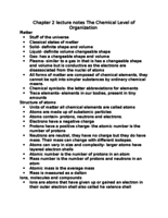 Chapter 2 lecture notes 