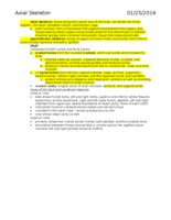ANTR350: Ch.7 - Axial Skeleton