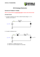 Republic Polytechnic (Singapore) E219 Analogue Electronics Lesson 1