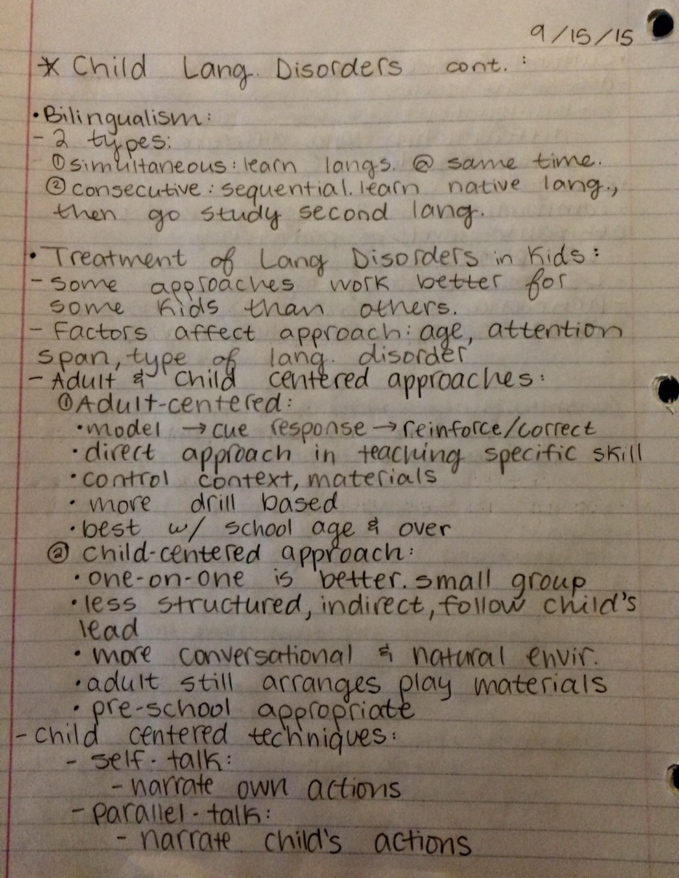 Class Notes - Week 4