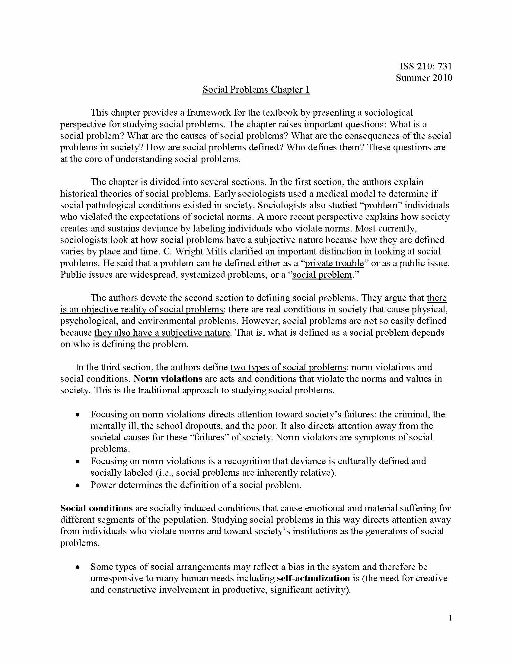 Society and the Individual (D)