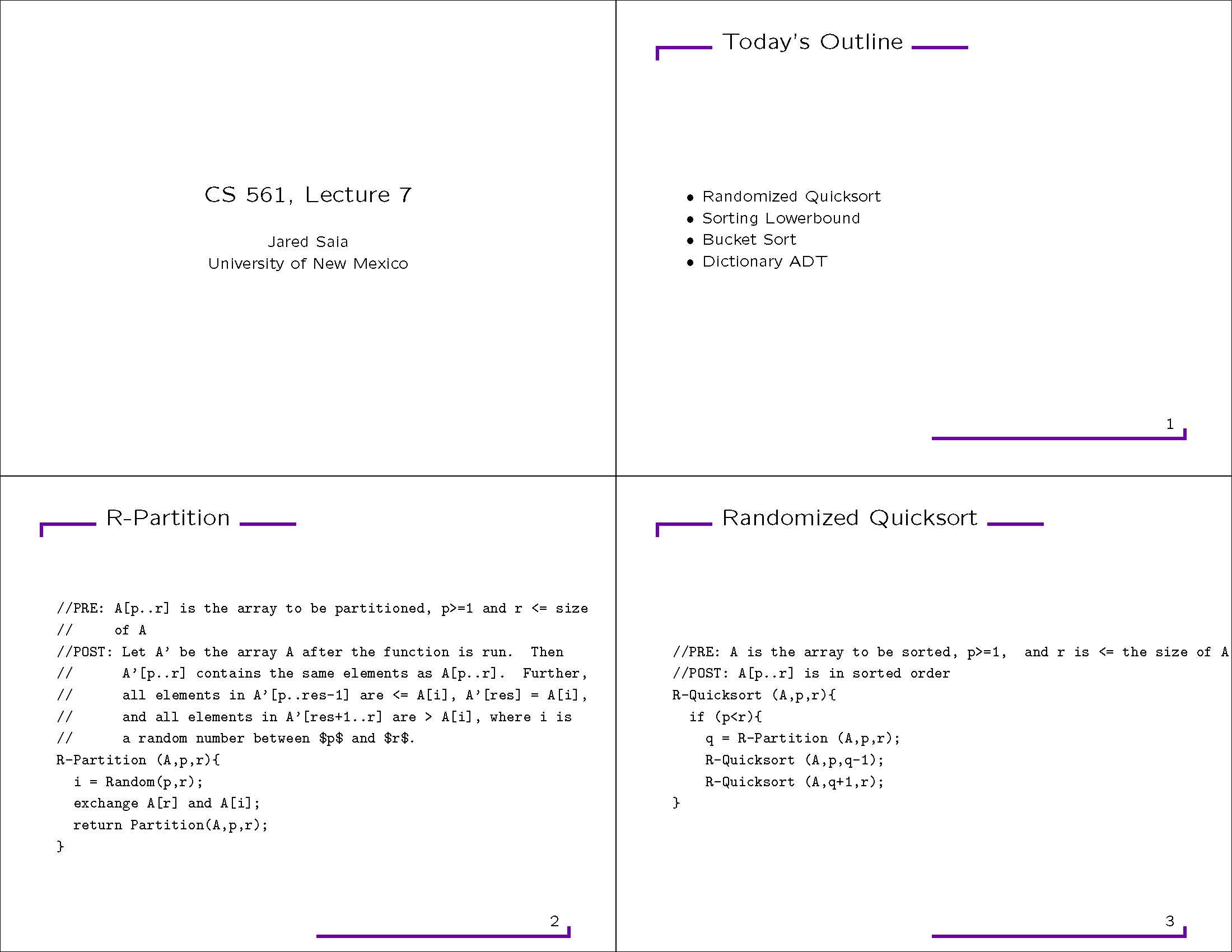 AlgorithmsData Structure