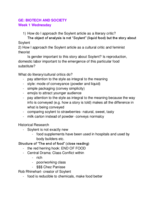 Biotech&Society Week 1: Soylent &Mitosis