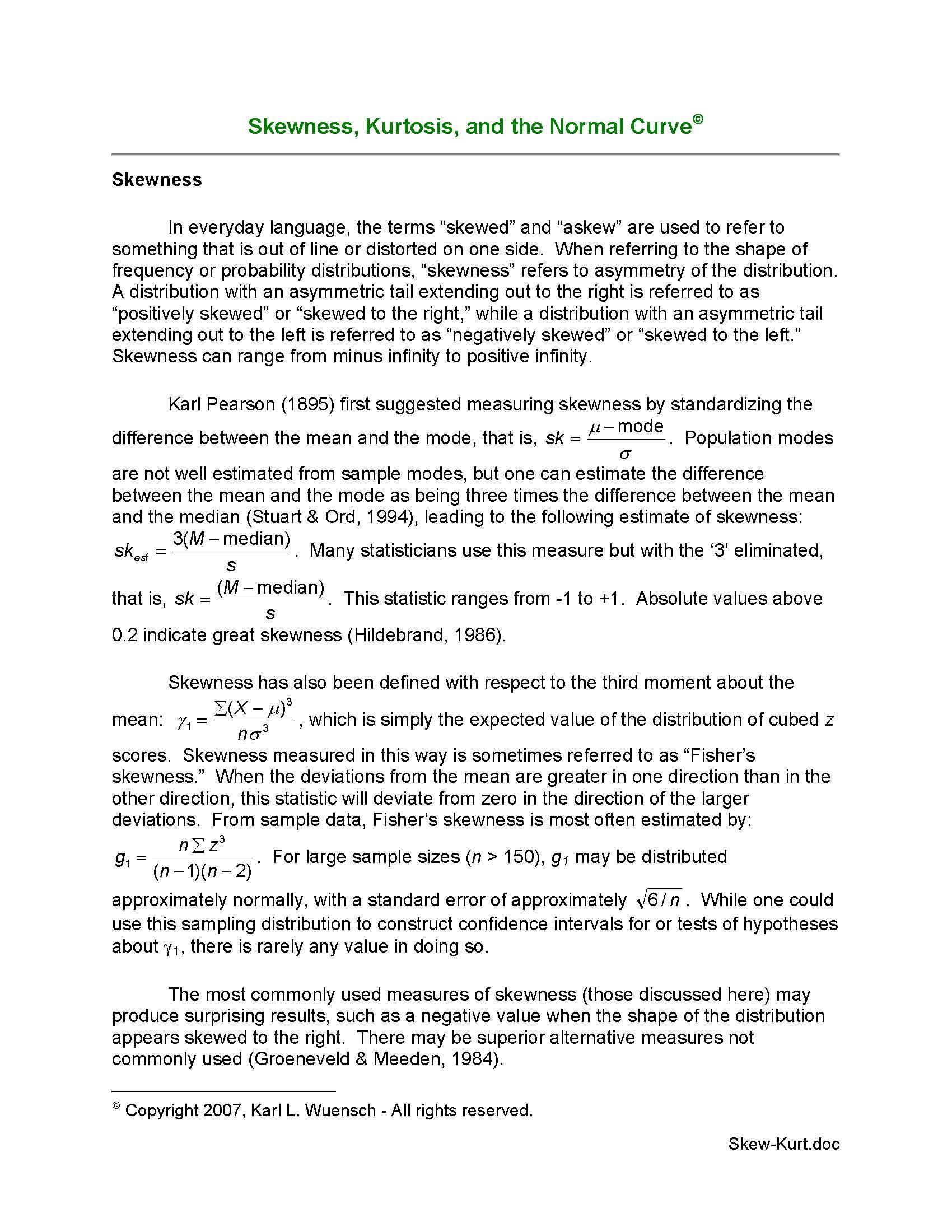 Psychological Statistics