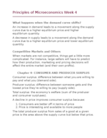 Principles of Economics-Micro Week 4