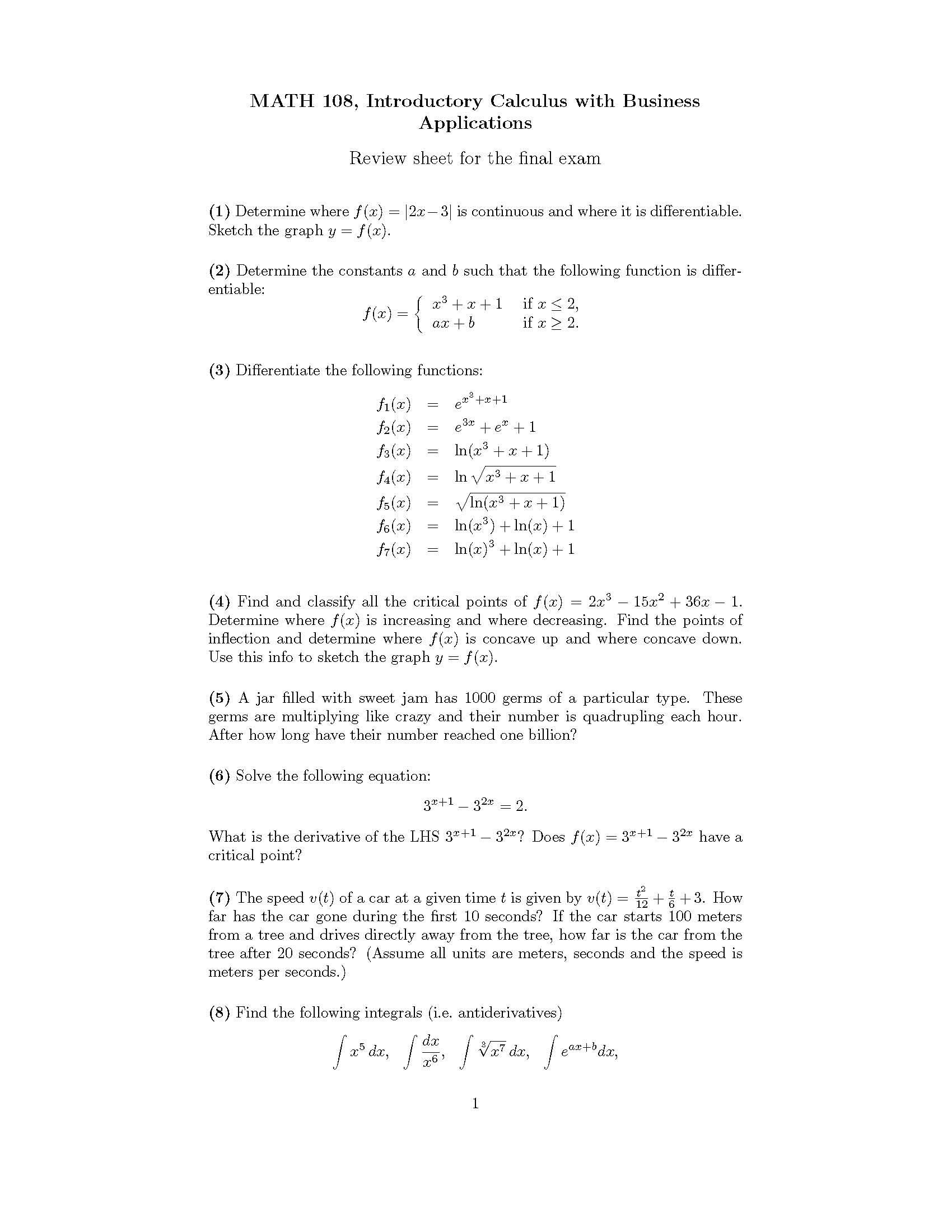 Intro CalcBusiness Applicatio