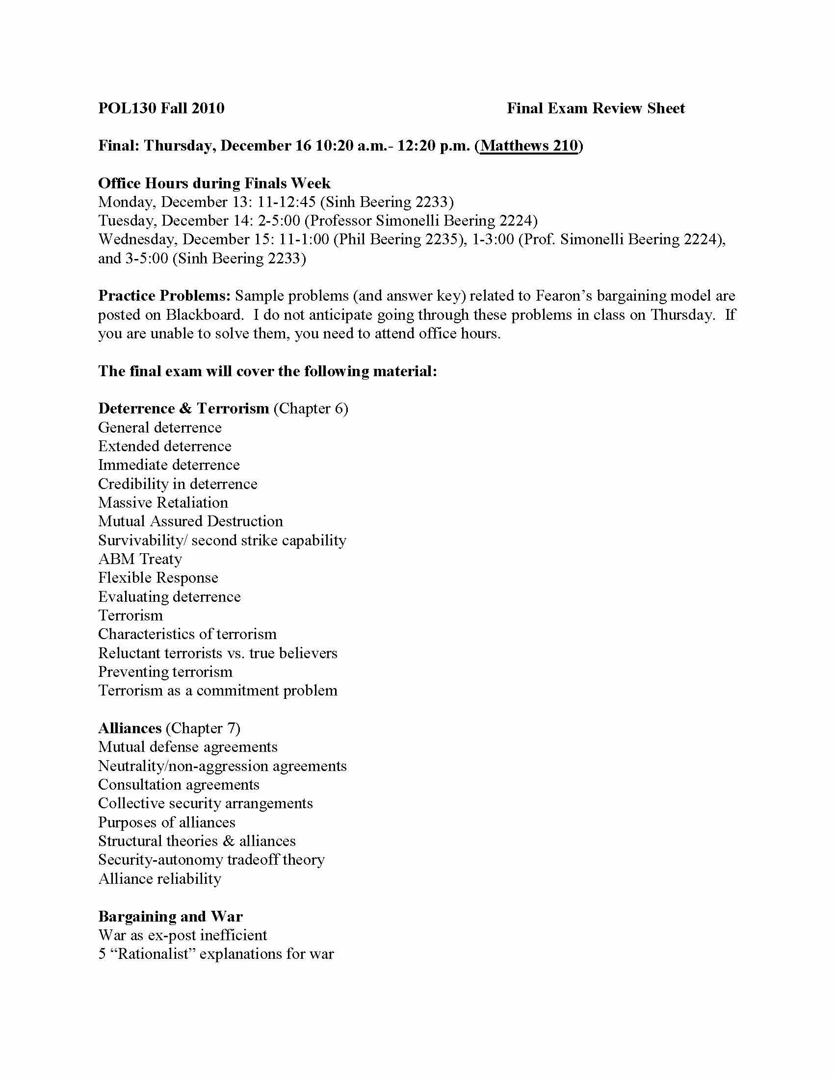 Introduction To International Relations