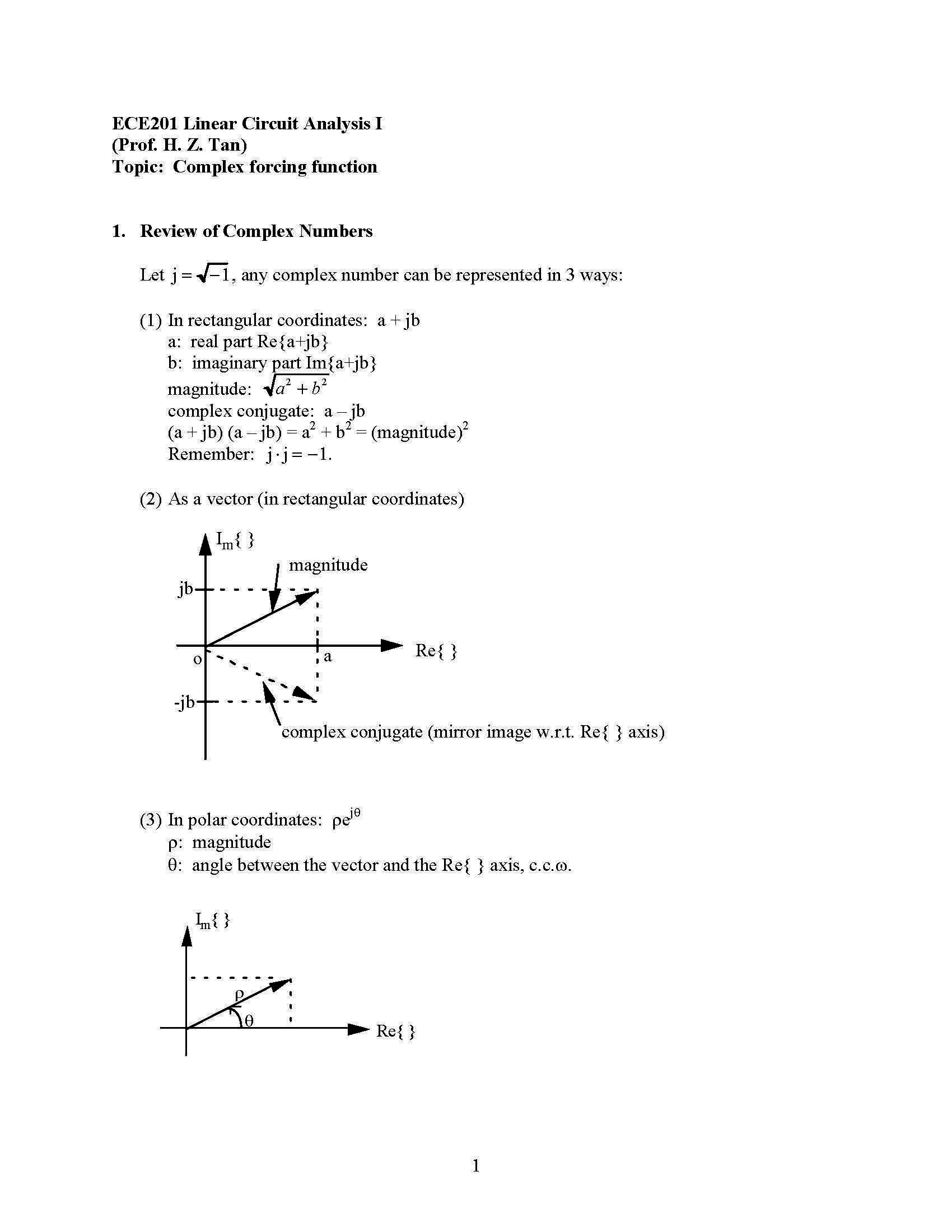 Linear Circuit Analysis I