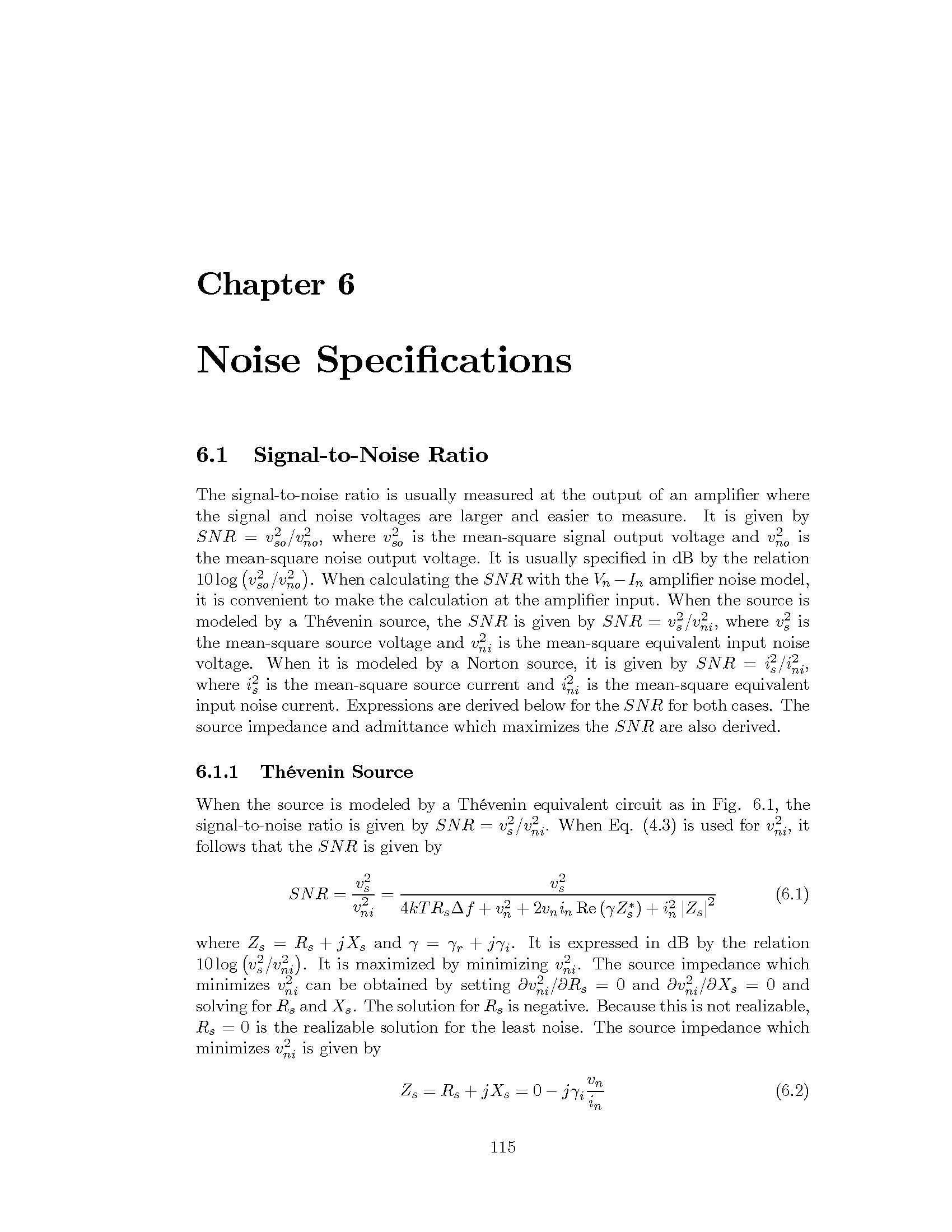 Low Noise Elec Sys Dsgn