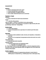 Exam Review Guide Psych 215