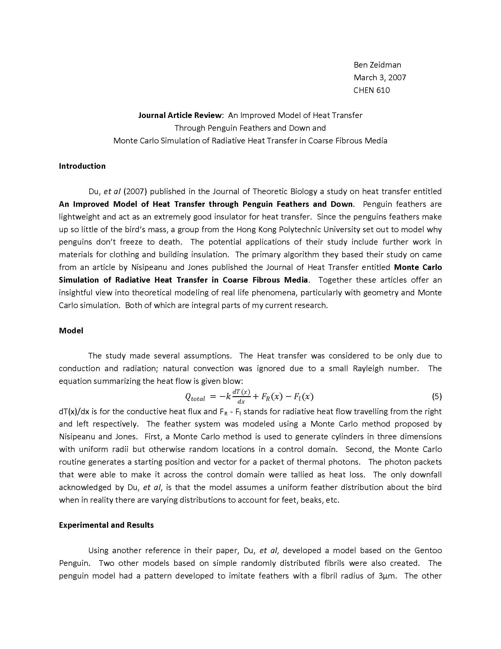 APPL STATISTICAL THERMODYNAMIC
