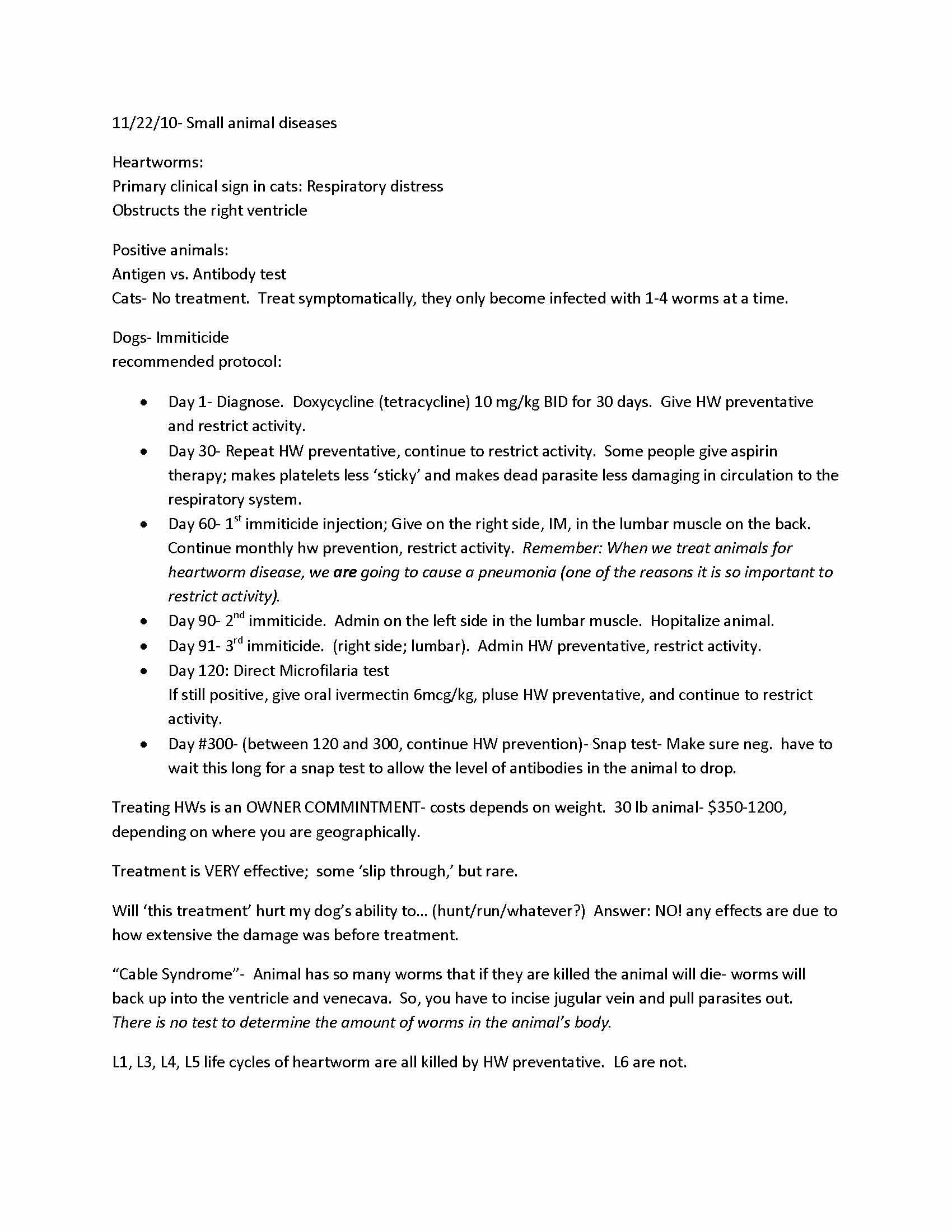 Small Animal Diseases