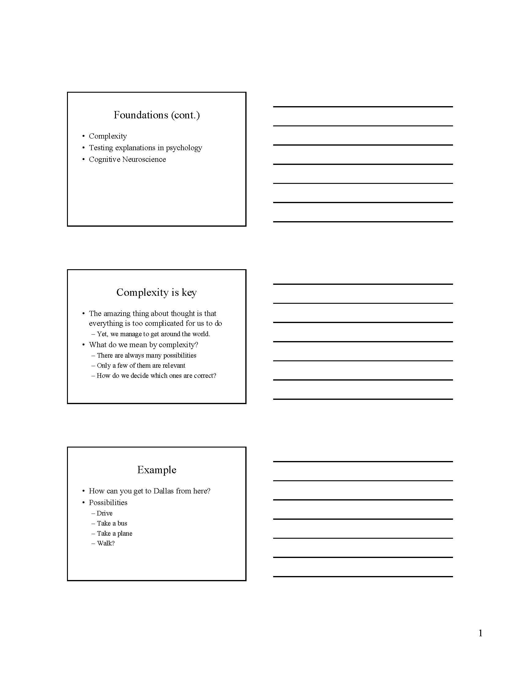 INTRO TO COGNITIVE PSYCHOLOGY
