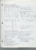 CEM141 Lectures 17, 18, 19
