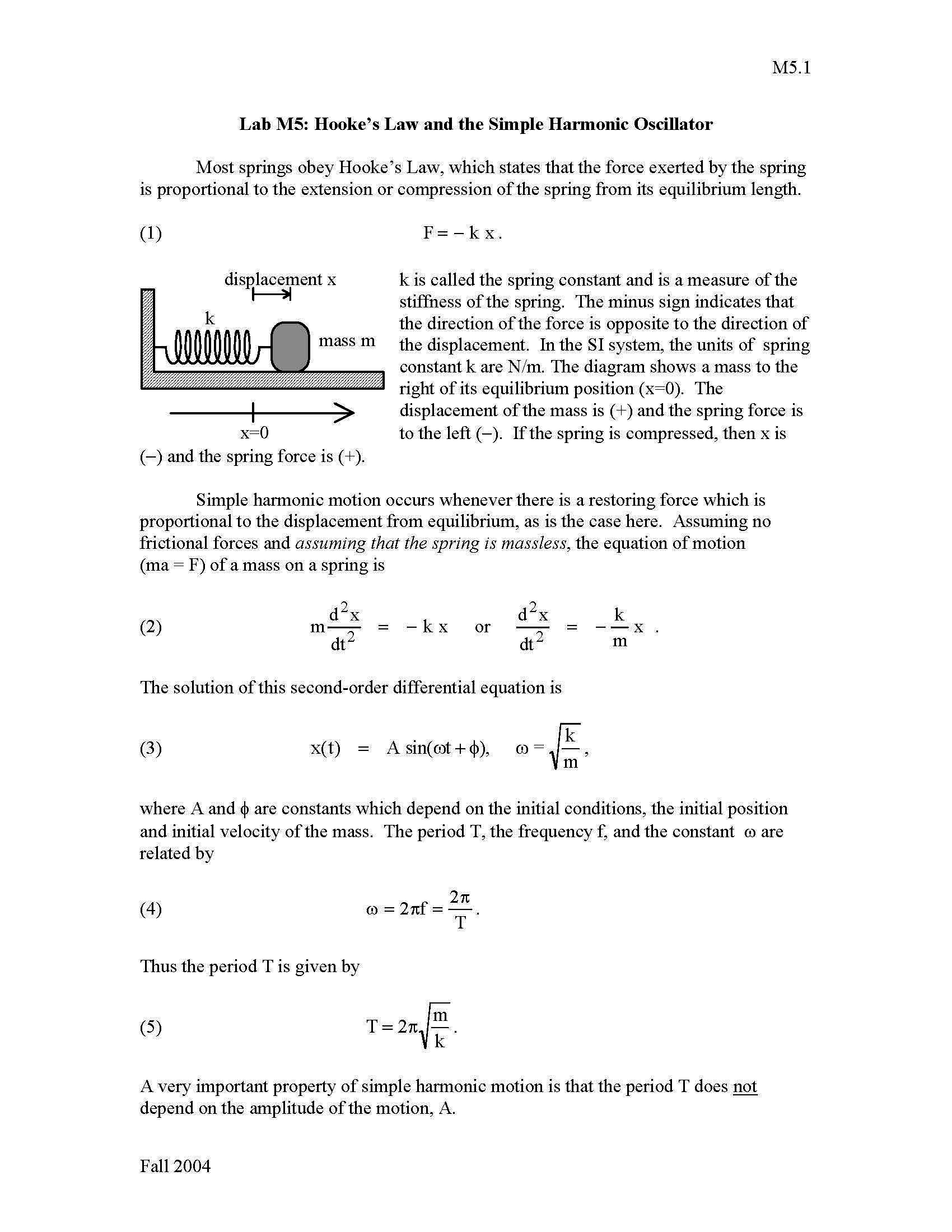 EXPERIMENTAL PHYSICS 1