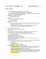 GEO135 - Week 7 Notes