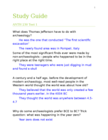 Archaeology Study Guide 1